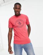 Original Penguin Printed Stamp Logo T-shirt-red