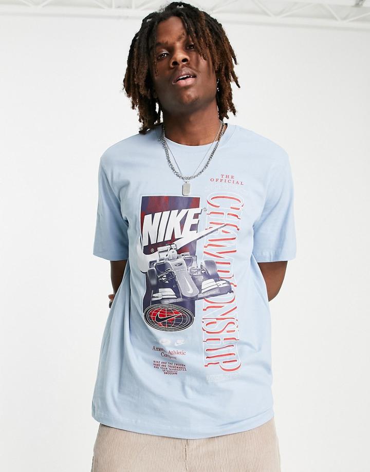Nike Americana T-shirt In Boarder Blue