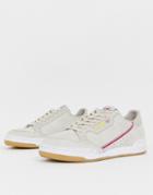 Adidas Originals Continental 80's Tfl Metropolitan Circle Line Sneakers In Brown - Brown