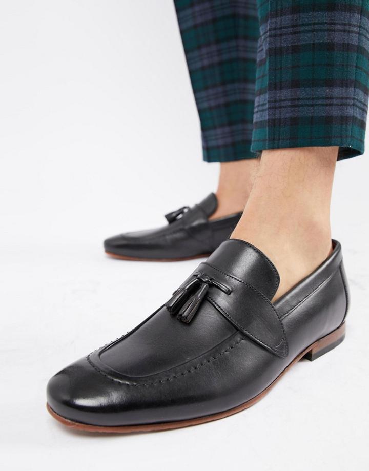 Ted Baker Grafit Tassel Loafers In Black - Black