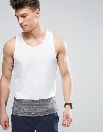 D-struct Contrast Panel Tank - White