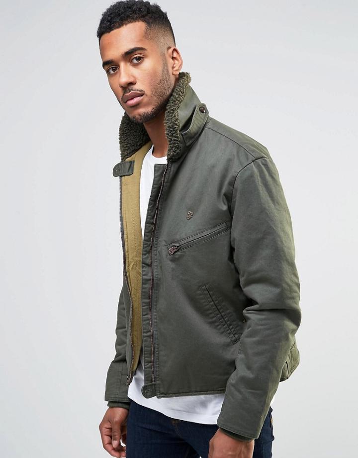 Farah Flight Jacket - Green