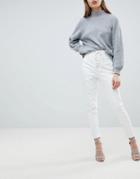 Ivyrevel Jean With Lace Up Front - White