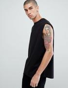 Another Influence Back Print A Logo Tank - Black
