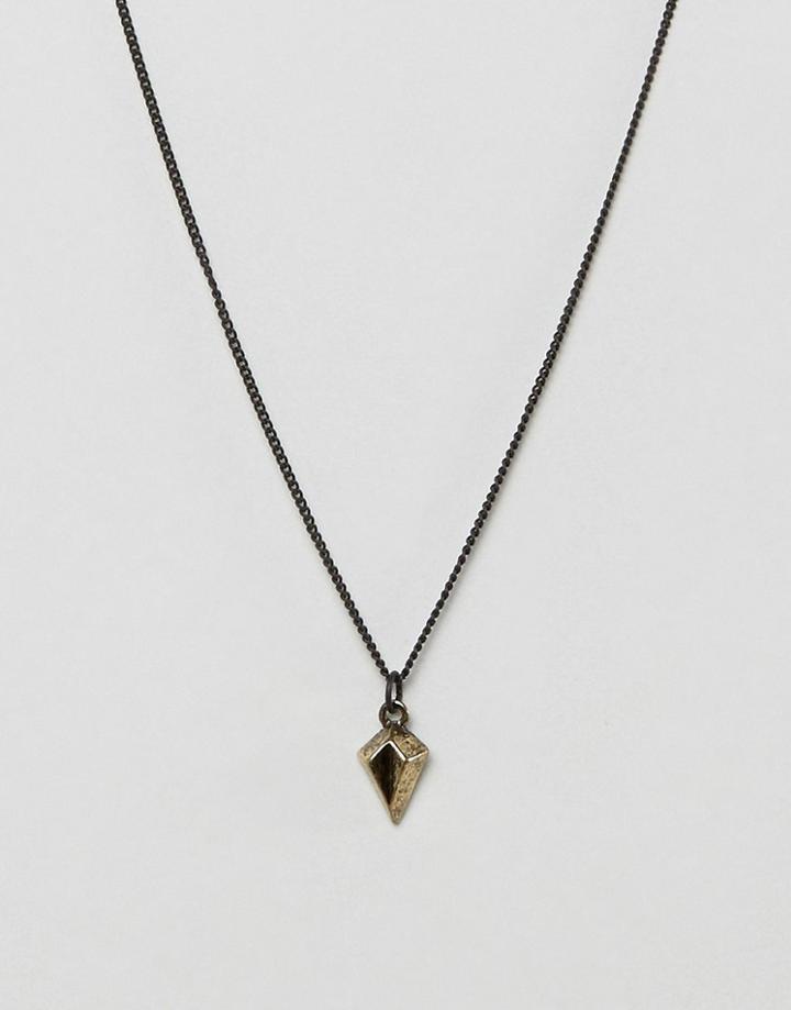 Icon Brand Bower Necklace In Mixed Metal - Multi