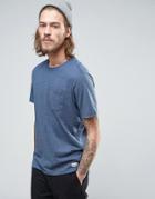Element Basic Pocket T-shirt In Blue Heather - Blue