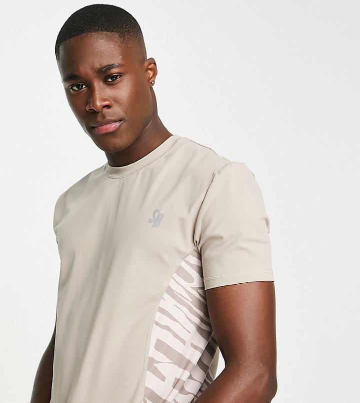 South Beach T-shirt In Stone-neutral