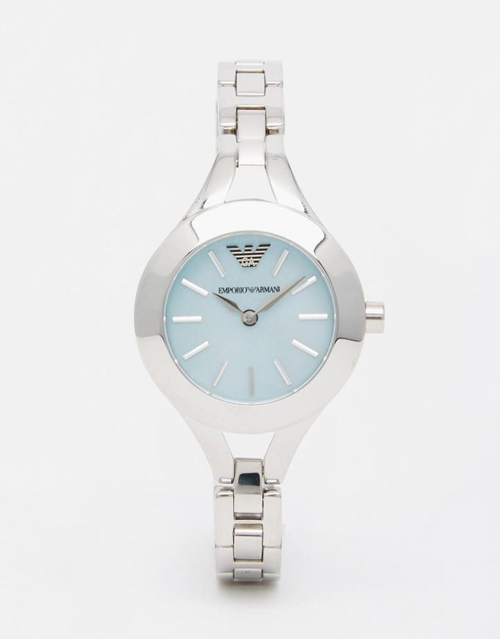 Emporio Armani Mint Face Chiara Watch - Silver
