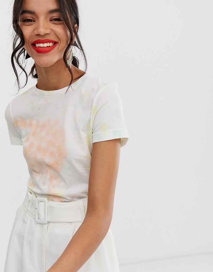 & Other Stories T-shirt In Tie And Dye - Multi