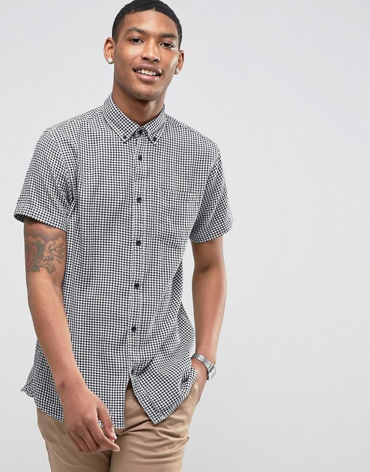 Jack & Jones Short Sleeve Shirt - Gray