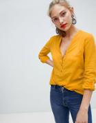Esprit Oversized Blouse - Yellow