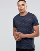 D-struct Small Geo Print T-shirt - Navy