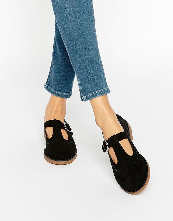 New Look T Bar Shoe - Black