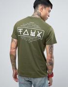 Friend Or Faux Limitless Back Print T-shirt - Green