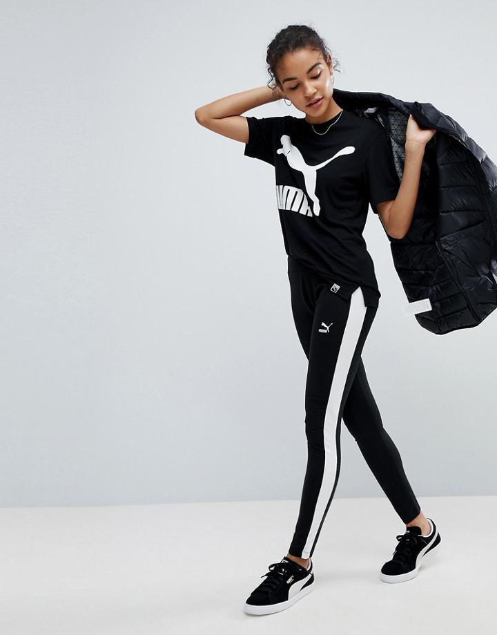 Puma Classics Logo T7 Leggings - Black