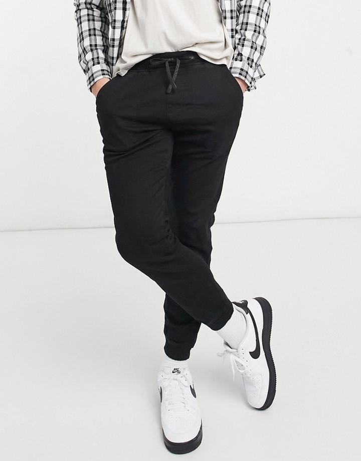 Pull & Bear Knitted Sweatpants In Black