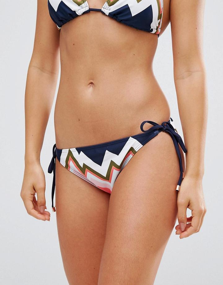 Ted Baker Multi Stripe Bikini Bottom - Multi