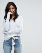 Abercrombie & Fitch Classic Knit V-neck Sweater - Blue