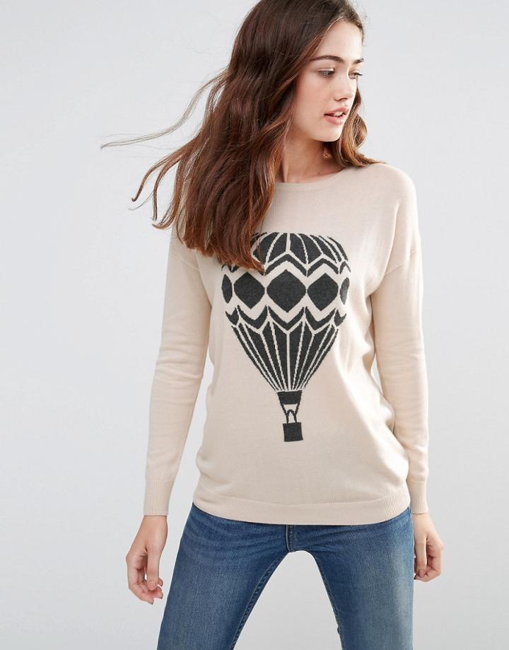 Sugarhill Boutique Lena Hot Air Balloon Slouchy Sweater