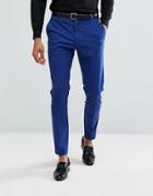 Selected Homme Skinny Tuxedo Suit Pants - Blue