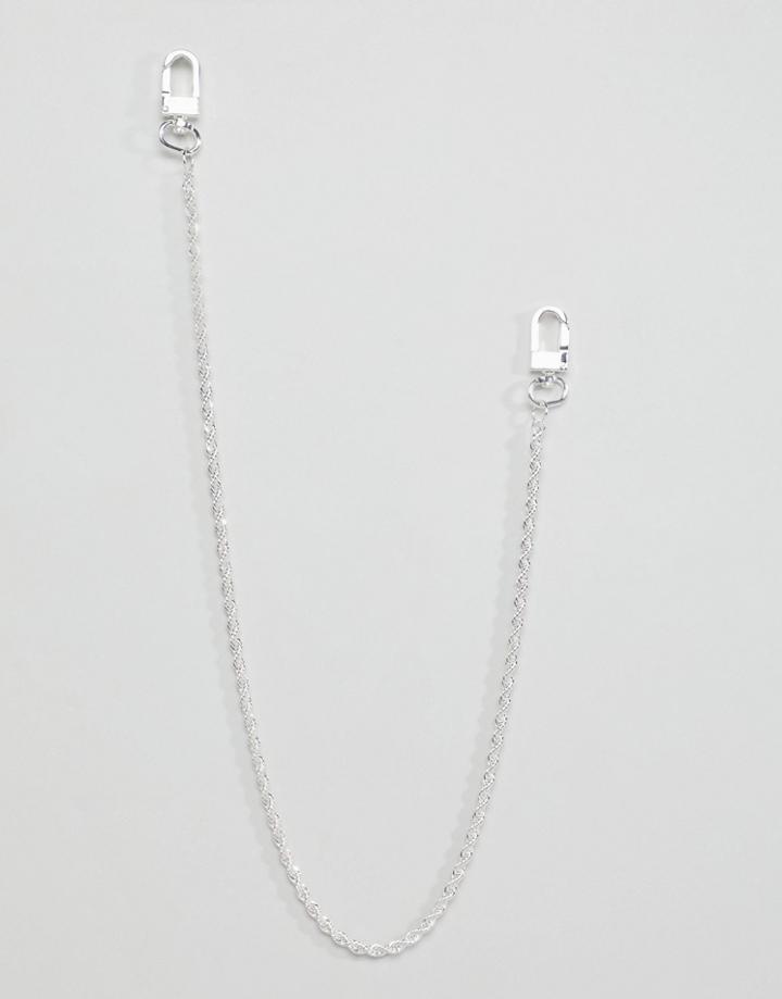 Chained & Able Silver Rope Mini Jean Chain - Silver