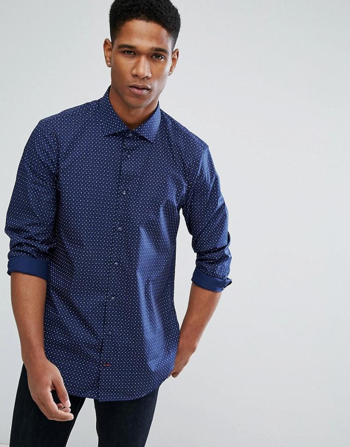 Tommy Hilfiger Slim Fit Shirt - Navy