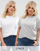 Asos Curve Ultimate Easy T-shirt 2 Pack