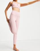 Nike Yoga 7/8 Leggings In Pink