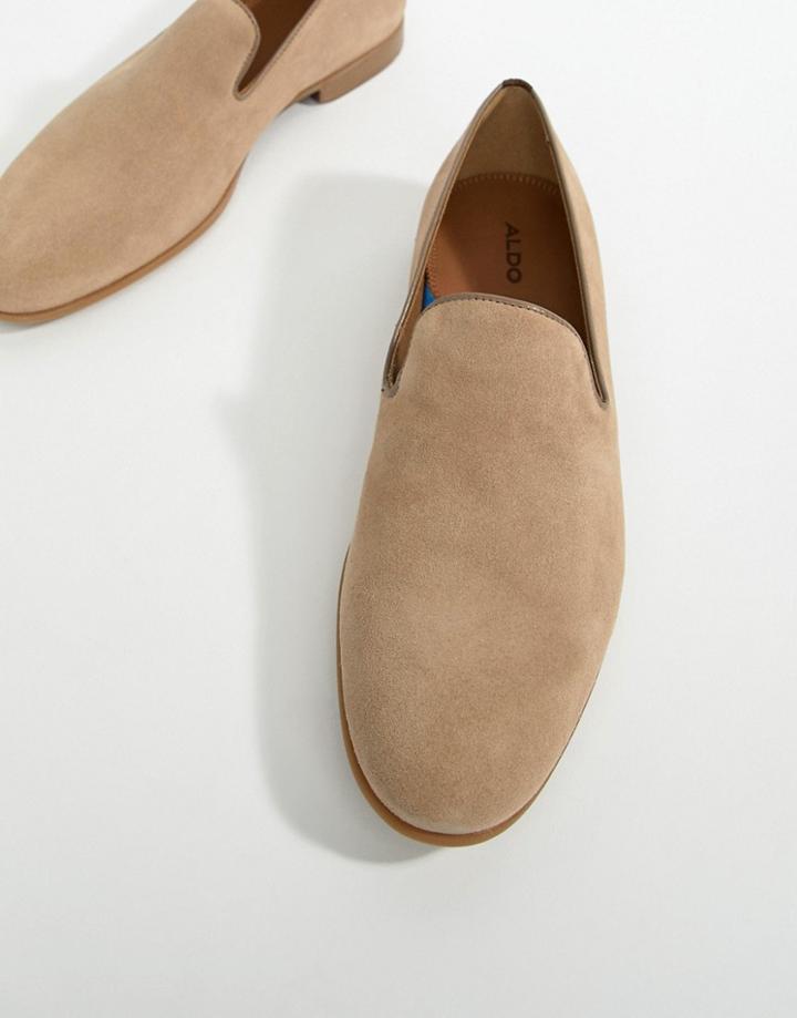 Aldo Tralisien Slipper Loafers In Beige