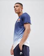 Ellesse Eularia Dip Fade T-shirt In Navy - Navy
