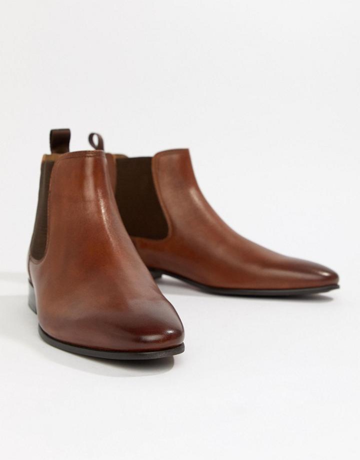 Aldo Chenadien Chelsea Boots In Tan Leather