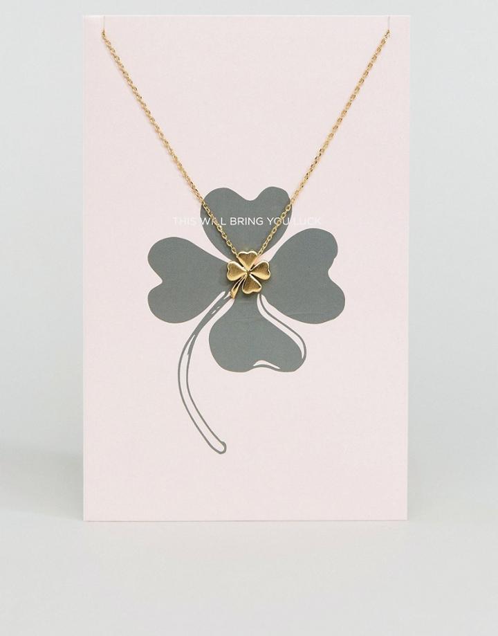 Pieces Clover Pendant Necklace - Multi