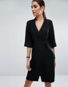 Asos Tux Dress - Black