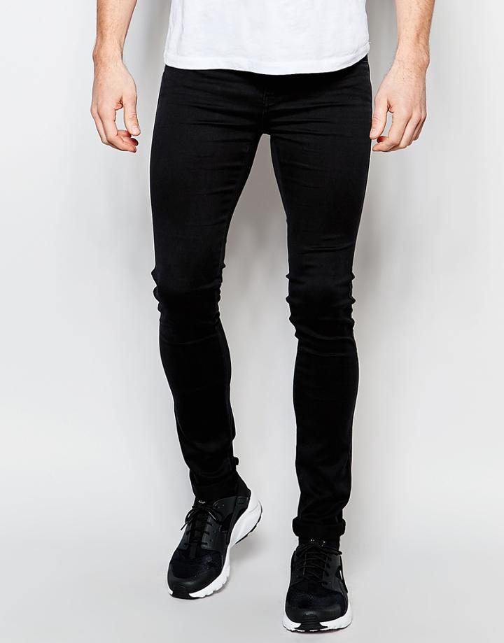 Dr Denim Jeans Kissy Extreme Super Skinny 90s Black - 90s Black