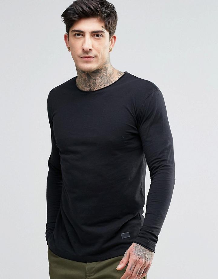 Minimum Basic Long Sleeve T-shirt - Black