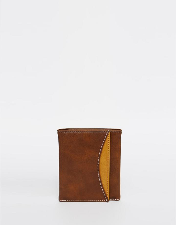 Original Penguin Trifold Wallet - Brown