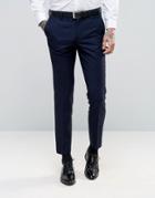 Burton Menswear Skinny Tuxedo Pants - Navy
