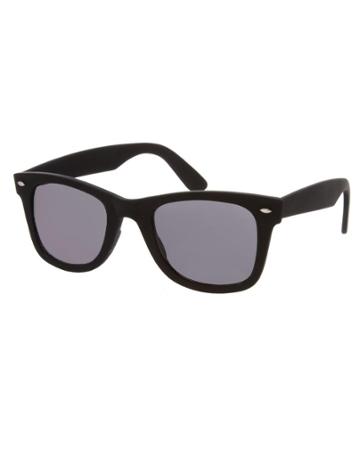 Asos Matt Black Wayfarer Sunglasses