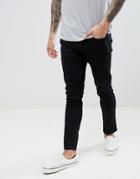 Next Skinny Fit Jeans In Black - Black