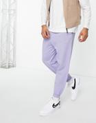 Asos Design Oversized Sweatpants In Lilac-purple