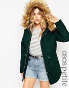 Asos Petite Ultimate Parka - Khaki $40.00