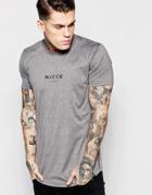 Nicce London Lux T-shirt - Gray