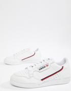 Adidas Originals Continental 80's Sneakers In White And Navy - White