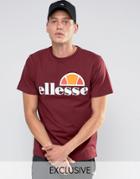 Ellesse T-shirt With Classic Logo - Red