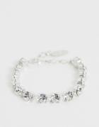 Krystal London Swarovski Crystal 1 Row Bracelet - Clear