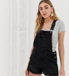 New Look Overalls In Black Denim - Black