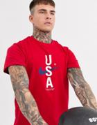 Nike Training Usa T-shirt In Red