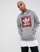 Adidas Skateboarding Solid Bb Hoodie In Gray Br5015 - Gray