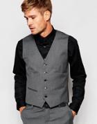 Selected Homme Vest In Slim Fit - Gray