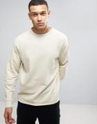 Yourturn Sweatshirt With Layered Sleeves - Stone